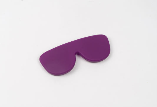 Silicone glasses case - Aubergine