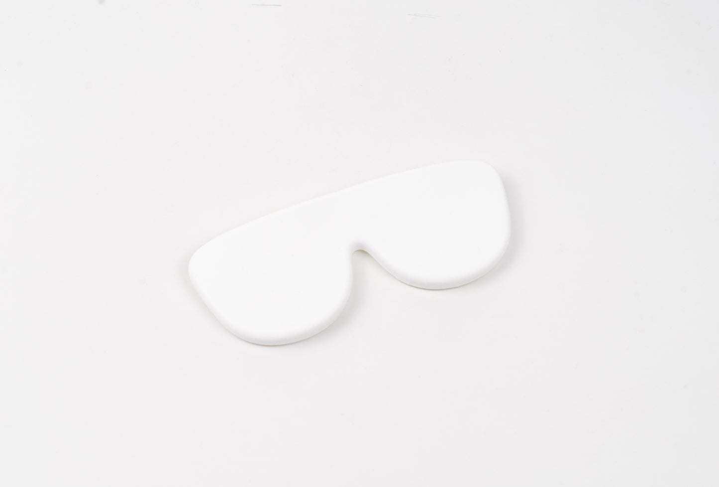 Silicone glasses case - White