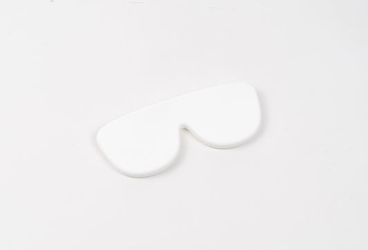 Silicone glasses case - White